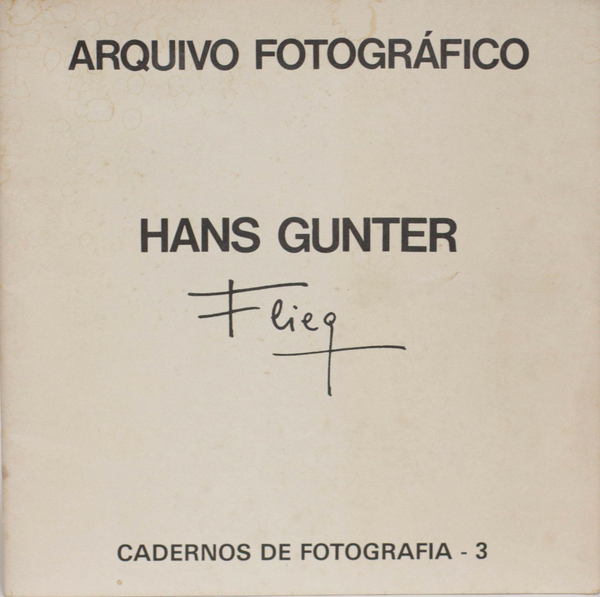 1980-Arquivo Fotografico Hans Gunter Flieg